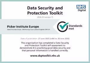 NHS Data Security Certificate 